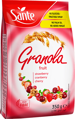 SANTE Granola Fruits(Strawberry, Cranberry, Raspbery)